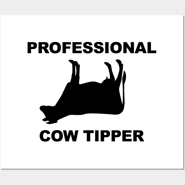 Professional Cow Tipper Wall Art by littlespoonfarm